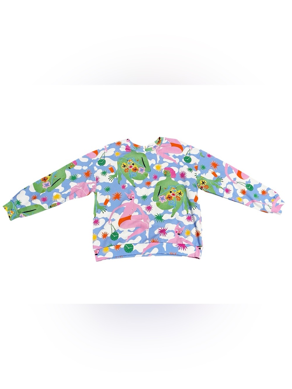NWT gorman Fun Novelty Print Sweatshirt US Size 6
